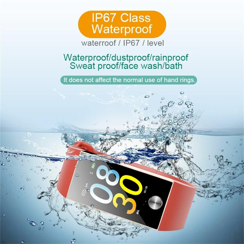 Danoz Smart - Waterproof Bluetooth Smartwatch With TFT Screen - Red - danozdirect