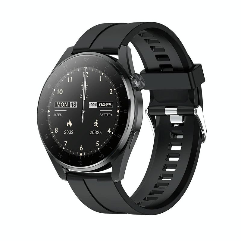 Danoz Smart - Waterproof Silicone Smartwatch With Colour Display - Silver - danozdirect