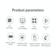 Danoz Smart - Waterproof Smartwatch With Colour Screen - Ipx67 - Pink - danozdirect