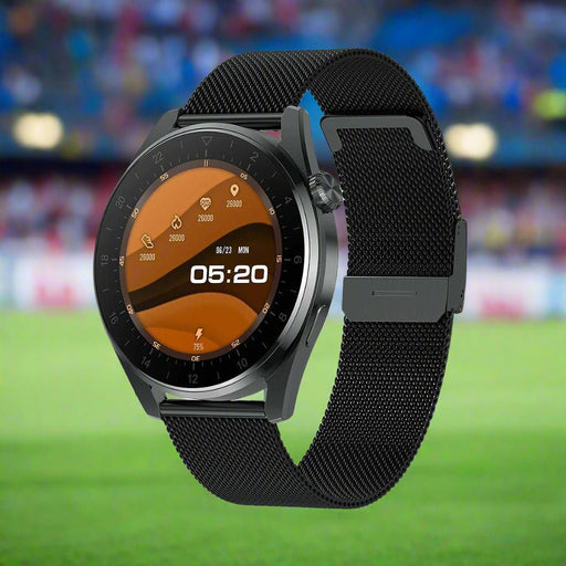 Danoz Smart - Waterproof Steel Smartwatch With Colour Screen - Ip68 - Black - danozdirect