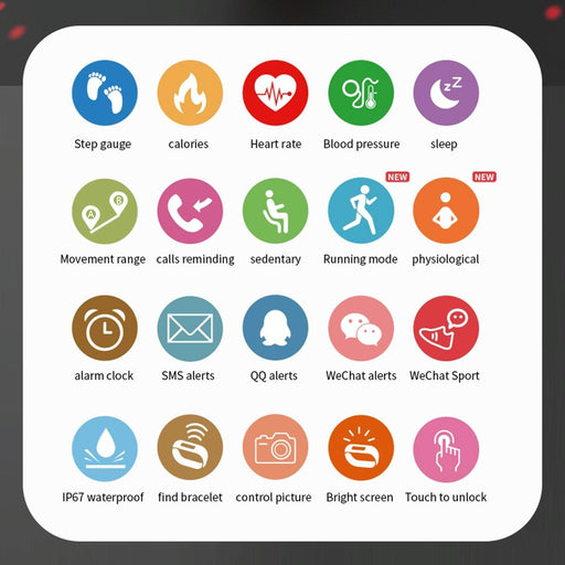 Danoz Smart - Waterproof Touch Screen Smartwatch - Ipx67 - Blue - danozdirect