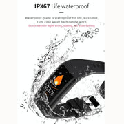 Danoz Smart - Waterproof Touch Screen Smartwatch - Ipx67 - Red - danozdirect