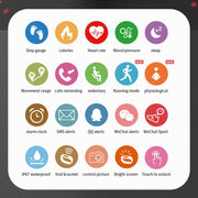 Danoz Smart - Waterproof Touch Screen Smartwatch - Ipx67 - Red - danozdirect