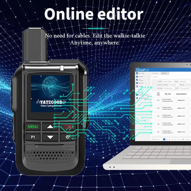 Danoz Smart - YATEGOOD G510 6000KM ham radio walkie talkie long range global ptt 4G poc radio100km - danozdirect