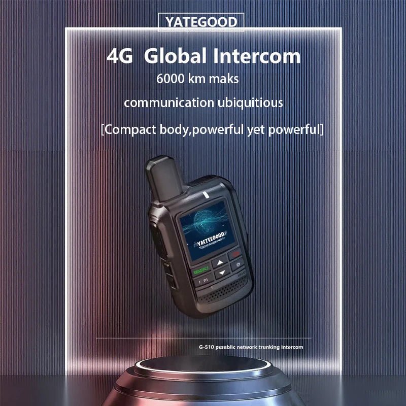Danoz Smart - YATEGOOD G510 6000KM ham radio walkie talkie long range global ptt 4G poc radio100km - danozdirect