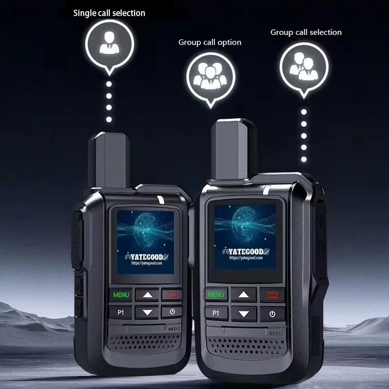 Danoz Smart - YATEGOOD G510 6000KM ham radio walkie talkie long range global ptt 4G poc radio100km - danozdirect