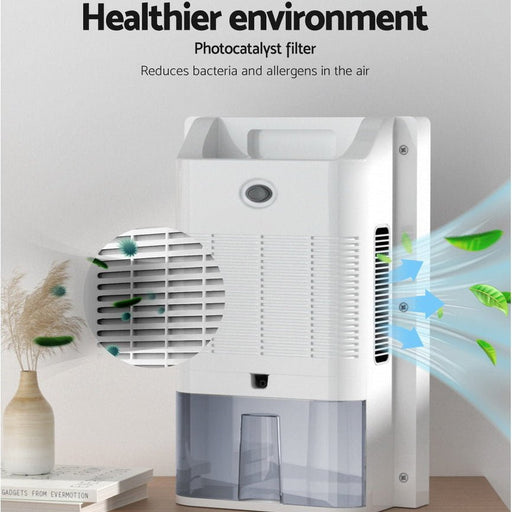 Danoz SmartAir - Devanti Dehumidifier 2L Air Purifier White - Super deal - Free Postage - danozdirect