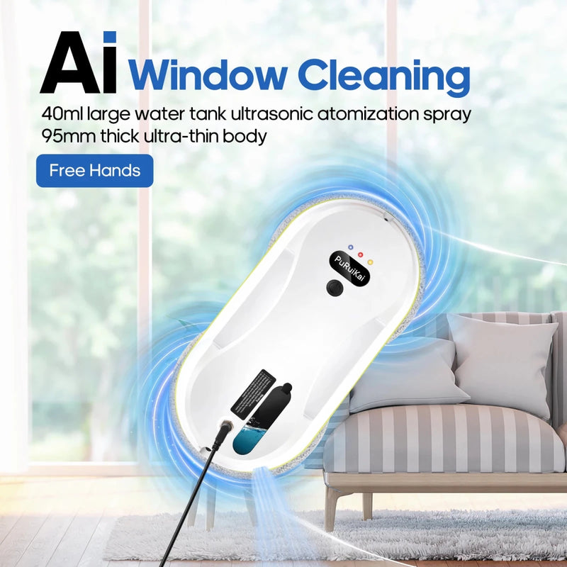 Danoz SmartCleaning - Window Automatic Cleaning Robot, Edge Detection AI super Bot for your windows!