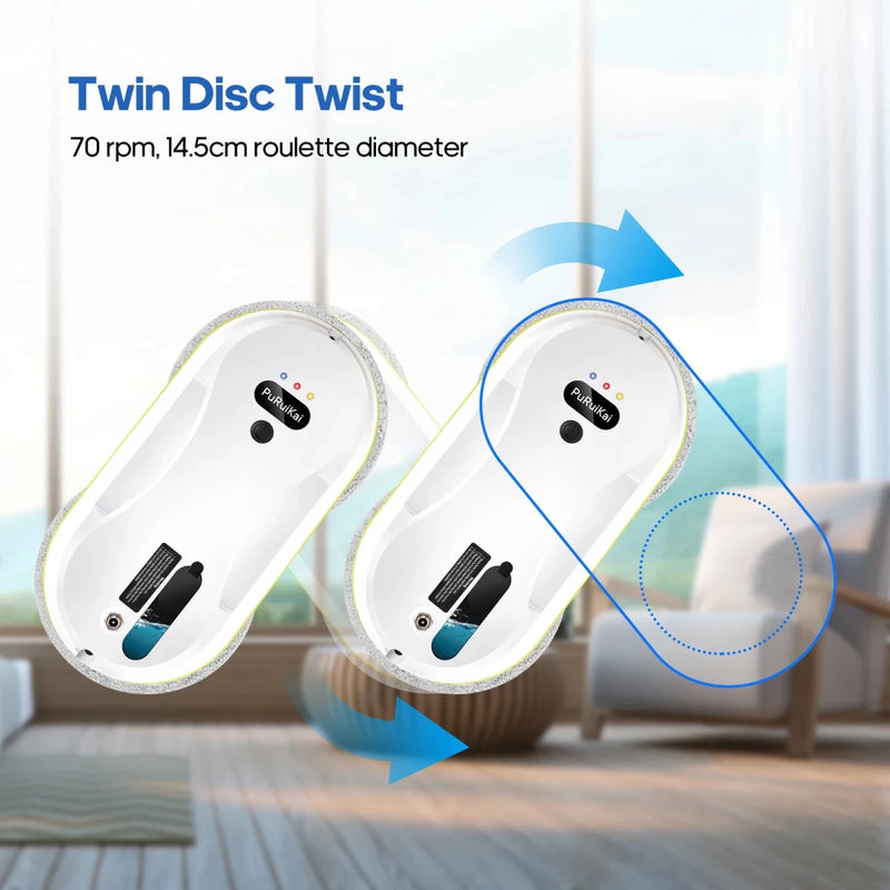 Danoz SmartCleaning - Window Automatic Cleaning Robot, Edge Detection AI super Bot for your windows!