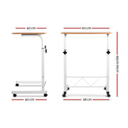 Danoz SmartDesk, Laptop Desk Table Adjustable 60CM Light Wood - Anytime ,Anywhere! - Free Postage! - danozdirect