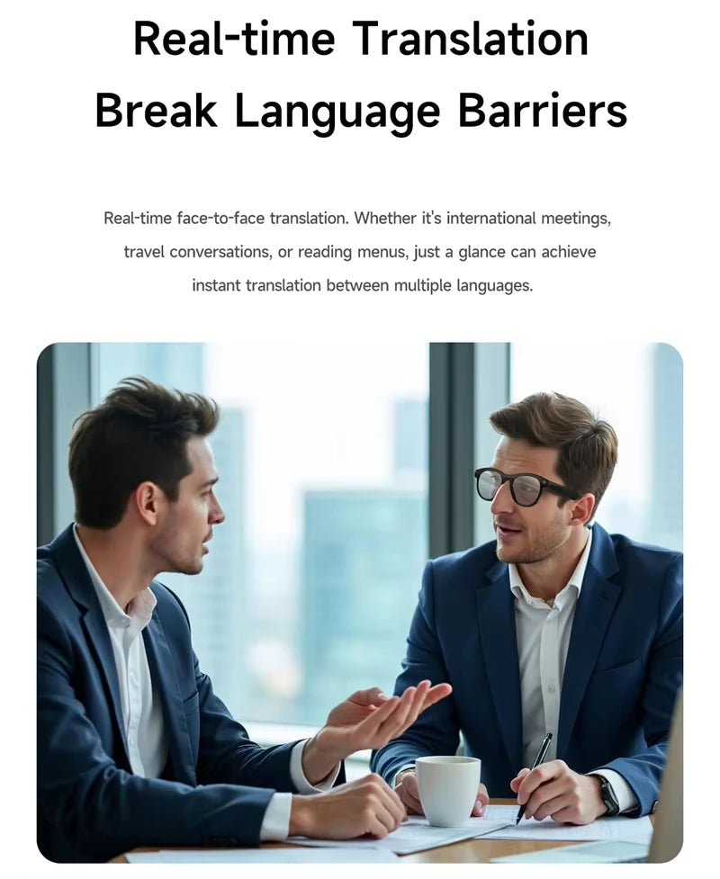 Danoz SmartGlasses - AI Smart Glasses 8K HD 1200MP Pixel Camera Video AI ChatGPT Translation Bluetooth Call Voice Assistant Music. - danozdirect