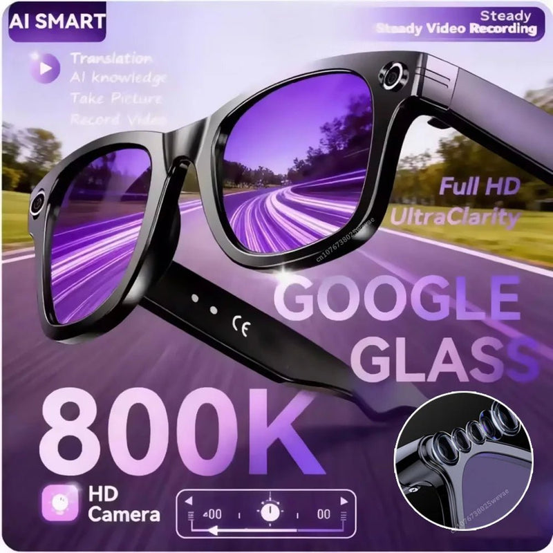 Danoz SmartGlasses - New 8K AI Smart Glasses With 100MP Camera Chat GPT Touch Sport Sunglasses Bluetooth Call Video Music Player For Men Women - danozdirect