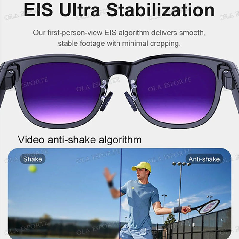 Danoz SmartGlasses - New 8K AI Smart Glasses With 100MP Camera Chat GPT Touch Sport Sunglasses Bluetooth Call Video Music Player For Men Women - danozdirect