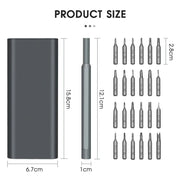 Danoz SmarTools - 26 in 1 Precision Screwdriver Set Magnetic Screw Driver Bits Multifunctional Mini Repair Tool for Phones, Watches, Glasses PC, Laptops and more... - danozdirect