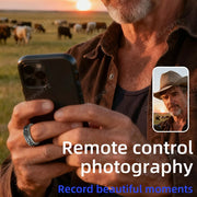 Danoz SmartRing - Men's and Women's Smart Ring Heart Rate Oximetry Sleep Monitor IP68, Multi - Sport Modes Finger Rings for Android and i0s - danozdirect