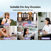 Danoz SmartStyler Cordless Hair Straightener Brush: USB Rechargeable, Dual 2000mAh batteries for long - lasting power, fast heating, creates smooth styles anytime, anywhere. - danozdirect