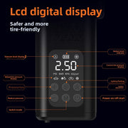 Danoz 4-in-1 SmartVac Pro: Portable Car Vacuum and Cordless Tire Inflator with LED Air Pump - danozdirect