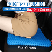 Danoz SofterSeater - Gel Breathable Honeycomb Design For any hard seat - Car, Home, Office - Free Covers - Buy 1 Get 1 Free! - danozdirect