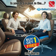 Danoz SofterSeater - Gel Breathable Honeycomb Design For any hard seat - Car, Home, Office - Free Covers - Buy 1 Get 1 Free! - danozdirect