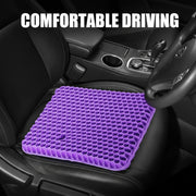 Danoz SoftSeater - Gel Seat Cushion Breathable Honeycomb Design For Pressure Relief Back Tailbone Pain - Home Office Wheelchair Chair Cars - danozdirect