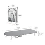 Danoz SpaceSavers Folding Desktop Ironing Board merges elegant functionality with intelligent space management - danozdirect