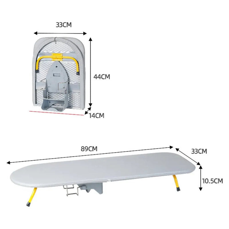 Danoz SpaceSavers Folding Desktop Ironing Board merges elegant functionality with intelligent space management - danozdirect