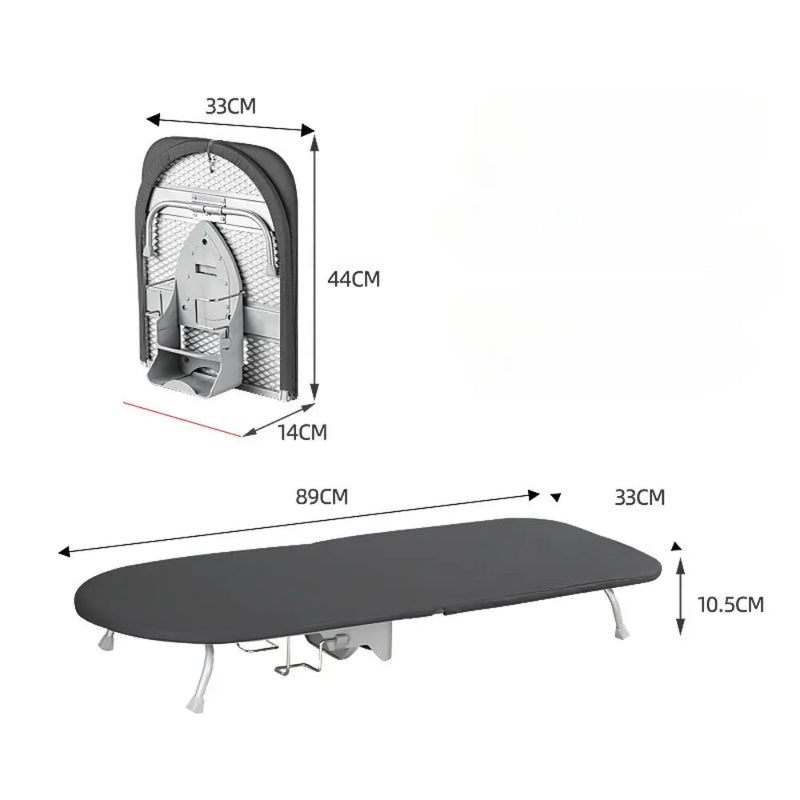 Danoz SpaceSavers Folding Desktop Ironing Board merges elegant functionality with intelligent space management - danozdirect