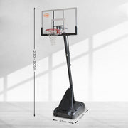 Danoz Sports - Kahuna Portable Basketball Hoop System 2.3 to 3.05m for Kids & Adults - danozdirect