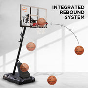 Danoz Sports - Kahuna Portable Basketball Hoop System 2.3 to 3.05m for Kids & Adults - danozdirect