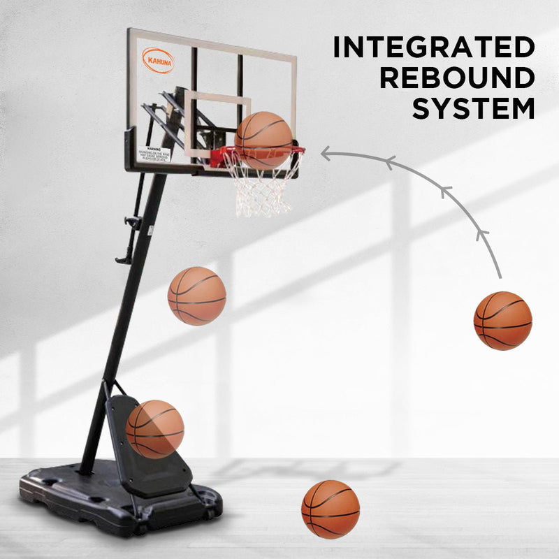 Danoz Sports - Kahuna Portable Basketball Hoop System 2.3 to 3.05m for Kids & Adults - danozdirect