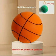 Danoz Sports - SilentBounch - Indoor Silent Basketball, High Density Foam Material Kida & Adults Ball - Free Carry Net - danozdirect
