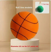 Danoz Sports - SilentBounch - Indoor Silent Basketball, High Density Foam Material Kida & Adults Ball - Free Carry Net - danozdirect
