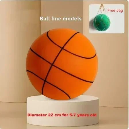 Danoz Sports - SilentBounch - Indoor Silent Basketball, High Density Foam Material Kida & Adults Ball - Free Carry Net - danozdirect