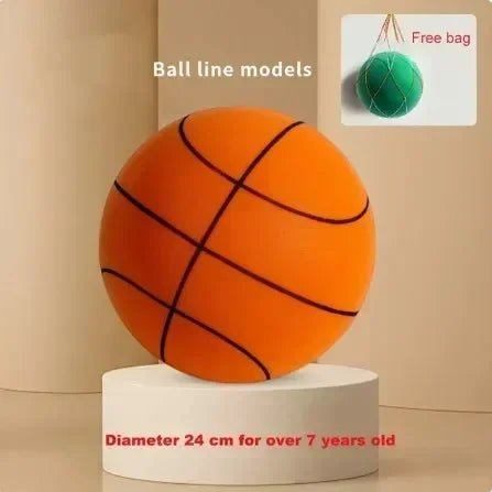 Danoz Sports - SilentBounch - Indoor Silent Basketball, High Density Foam Material Kida & Adults Ball - Free Carry Net - danozdirect