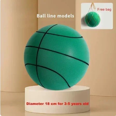 Danoz Sports - SilentBounch - Indoor Silent Basketball, High Density Foam Material Kida & Adults Ball - Free Carry Net - danozdirect