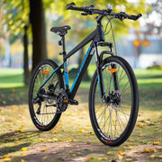 Danoz Sports - Trinx M600 Mountain Bike 24 Speed MTB Bicycle 19 Inches Frame Blue - Incl. Postage - danozdirect