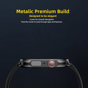 Danoz SuperSmartWatch - IMIKI SF1⌚ 2.01" AMOLED Display 1000nits BT Calling 100+ Sports Modes IP68 Business Fashion Modeling Metal - danozdirect