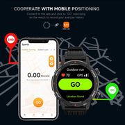 Danoz SuperSmartWatch ⌚ Retina AMOLED Display Long Battery Life Water Resistant 3ATM 24H Health Management - danozdirect