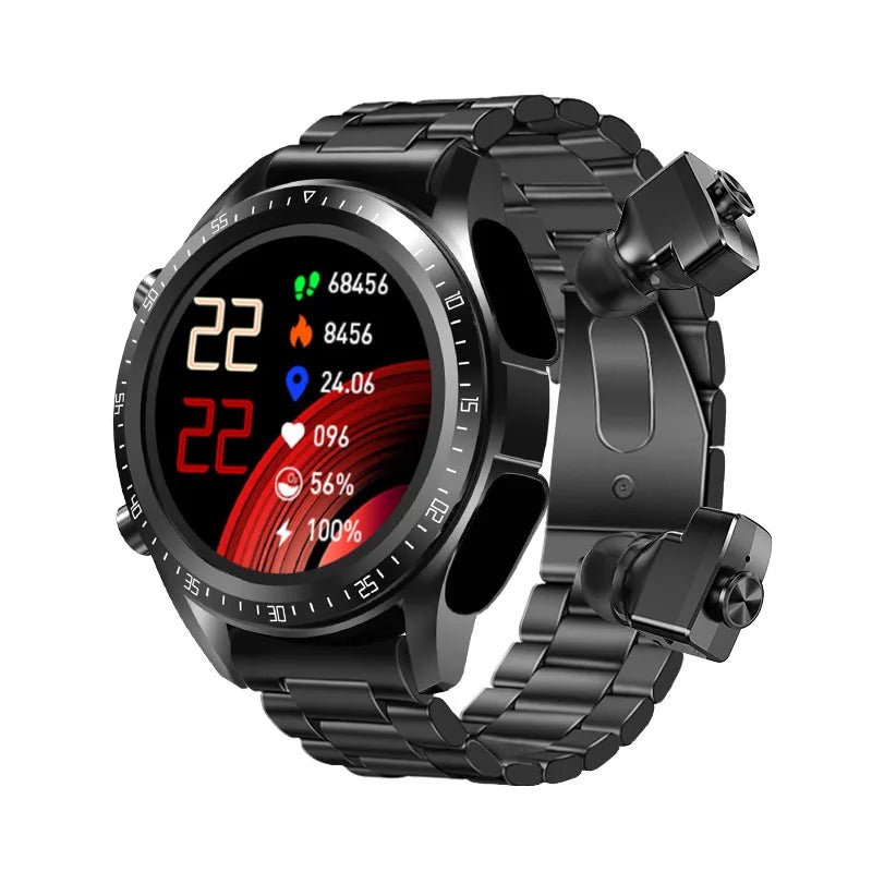 Danoz SuperSmartWatch ⌚ With Earbuds TWS Bluetooth Call Music Control Blood Pressure + More - danozdirect