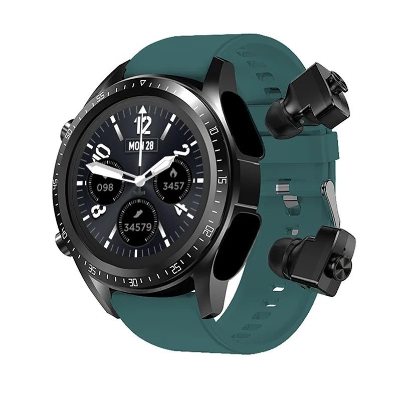 Danoz SuperSmartWatch ⌚ With Earbuds TWS Bluetooth Call Music Control Blood Pressure + More - danozdirect