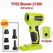 Danoz Tools - Mini Jet Blower Portable Violent Turbo Fan For Makita/Dewalt/Milwaukee/Bosch/Ryobi 18V 20V Li - ion Battery Wireless Handheld Fan - danozdirect
