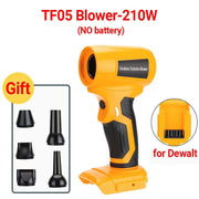 Danoz Tools - Mini Jet Blower Portable Violent Turbo Fan For Makita/Dewalt/Milwaukee/Bosch/Ryobi 18V 20V Li - ion Battery Wireless Handheld Fan - danozdirect