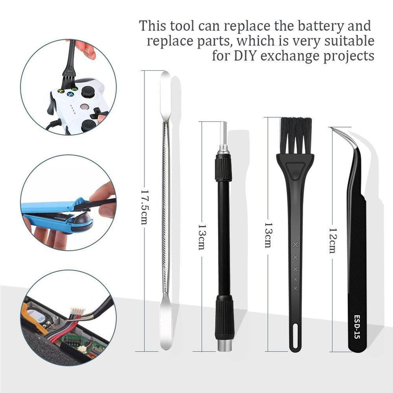 Danoz Tools - Professional 140 - in - 1 Precision Screwdriver Repair Tool Kit in Portable Oxford Bag(blue) - danozdirect