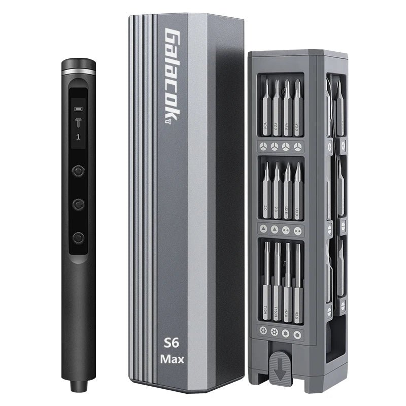 Danoz ToolSmart - 68 in 1 USB Rechargeable Screwdriver Set 5 Torque Settings Precision Power Tool Magnetic Screw Driver Bits for iPhone Glasses Watch PC - danozdirect