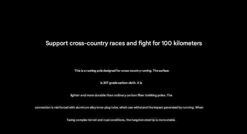 Danoz Ultralight Carbon Fiber Foldable Trail Running & Hiking Pole(blue Recommended height range 175 - 185cm) - danozdirect