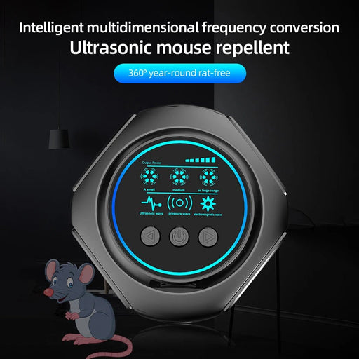 Danoz Ultrasonic Pest Rodent Repellent 4 - in - 1 360 Degrees Electronic Rat Repeller Effectively Repel Flies Cockroaches Mosquitoes for Indoor - danozdirect