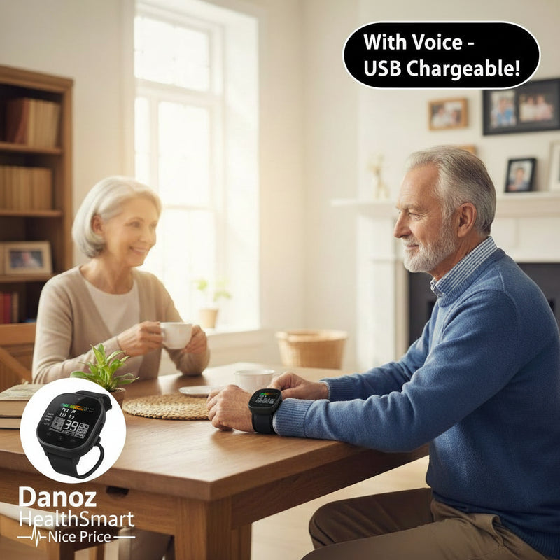 Danoz USB chargeable Wrist Blood Pressure Monitor! fun, fast, and handy digital tensiometer gives you quick, accurate readings! - danozdirect