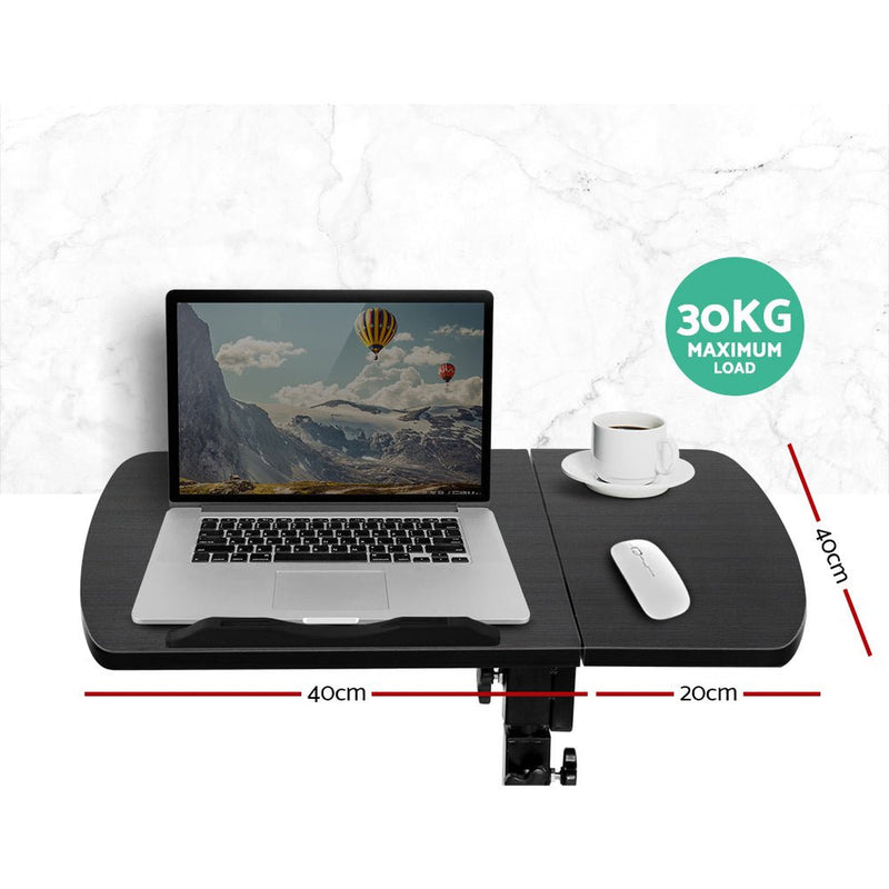 Danoz WorkWise Laptop anywhere Desk Table Fan Cooling Black 60CM - Free Postage! - danozdirect