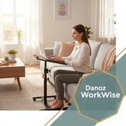 Danoz WorkWise Laptop anywhere Desk Table Fan Cooling Black 60CM - Free Postage! - danozdirect