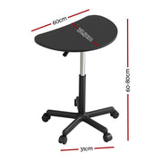 Danoz WorkWise - Laptop Desk Portable Height Adjustable Table Caster Wheels 60CM Black - danozdirect